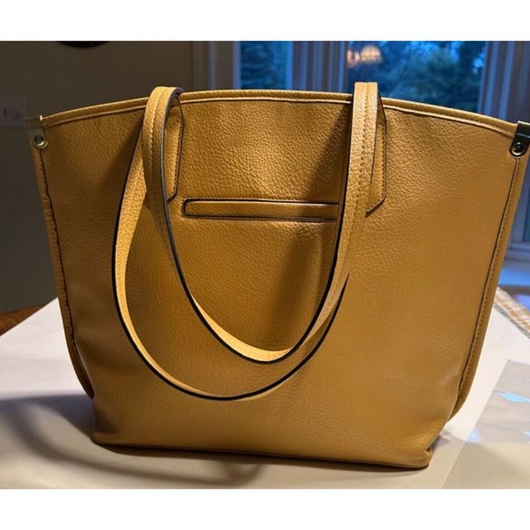 Women's London Fog Kinsley Tote Bag Yellow - Picture 3 of 10